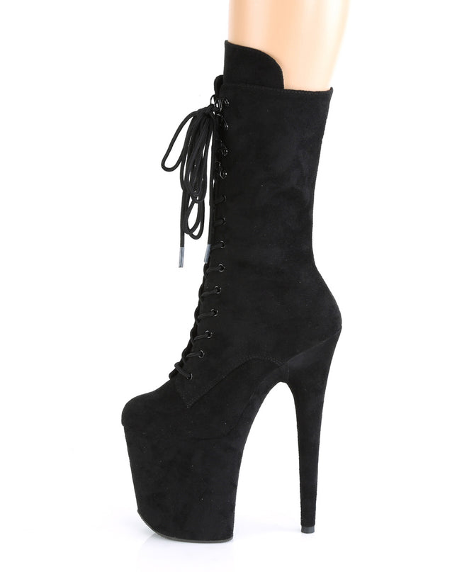 Flamingo Black Suede