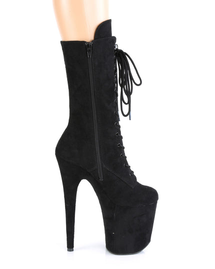 Flamingo Black Suede