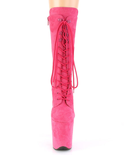 Flamingo Hot Pink Suede