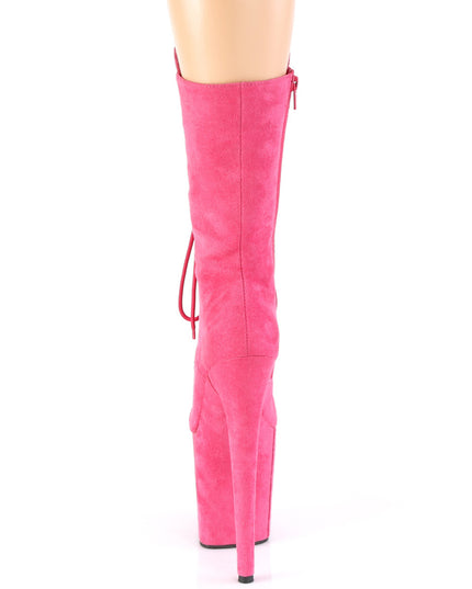 Flamingo Hot Pink Suede