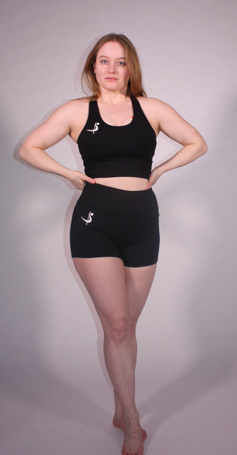 Pole Sport íþróttatoppur Svartur