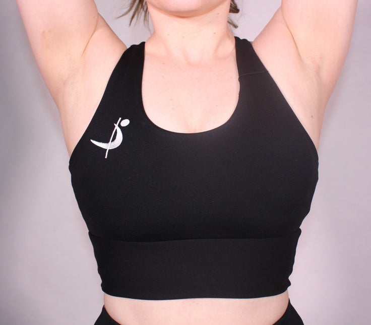 Pole Sport íþróttatoppur Svartur