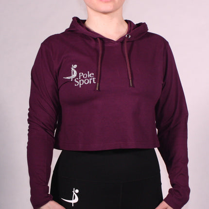 Pole Sport Crop Hettupeysa Plum