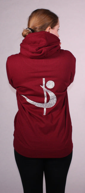 Pole Sport Hettupeysa Vínrauð