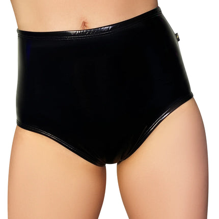 Vinyl Liquid  High waisted hot pants