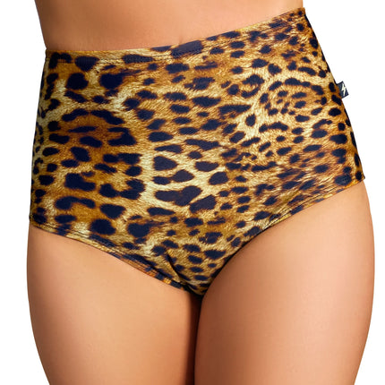 Fawnia Leopard Hight Waisted Hot Pants