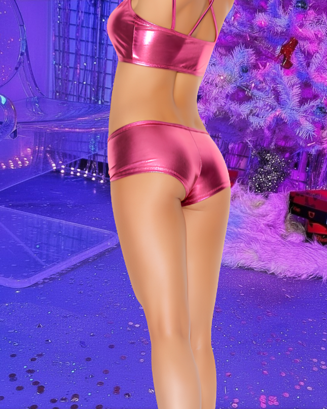 Stuttbuxur "Sparkle Pink"