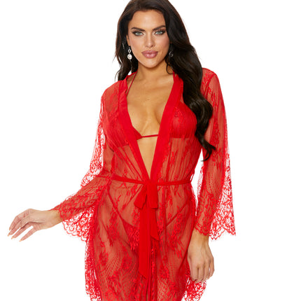 Lace Robe Set