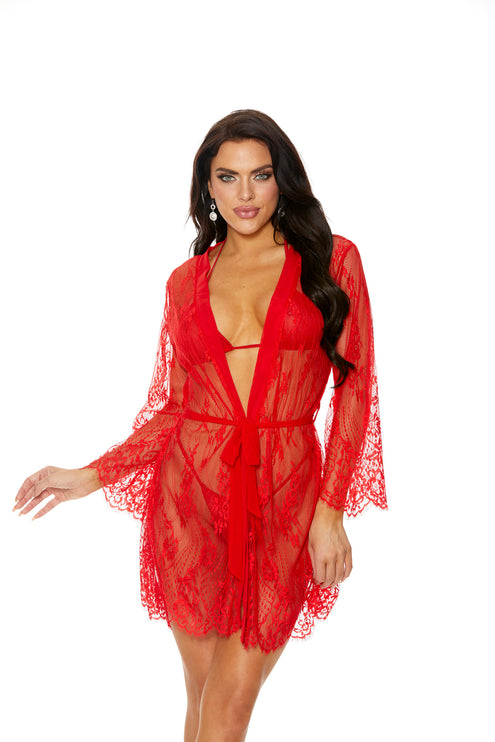 Lace Robe Set