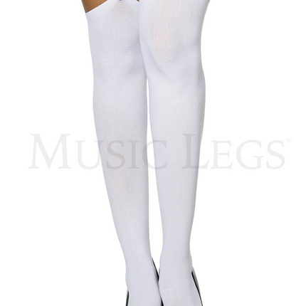 Háir sokkar "Black opaque"