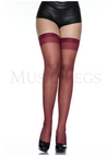 Burgundy Thigh-hi