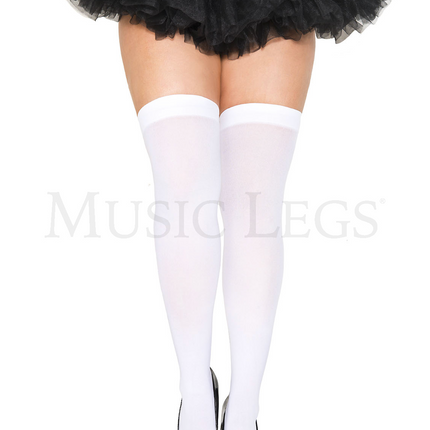 Háir sokkar"opaque" Thigh hi Queen Size