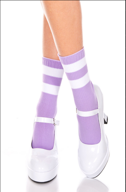 Ökklasokkar "Athlete acrylic"Striped top