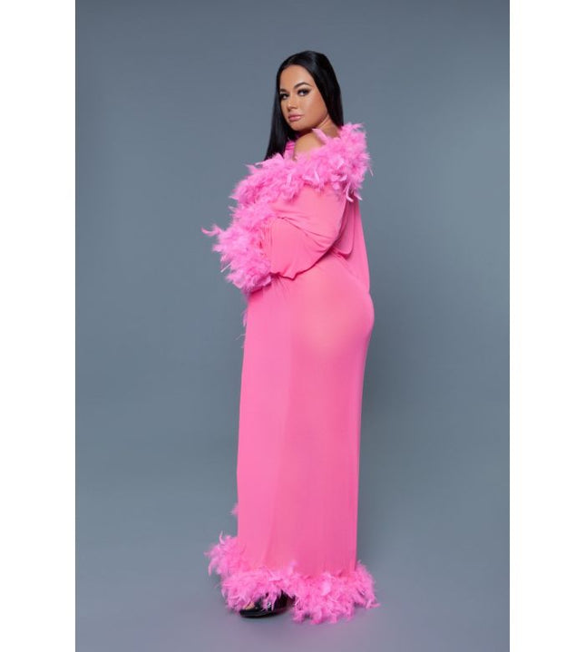 DIVA-MERGE|Pink|copy-of-be-wicked-chandelle-feather-long-sheer-glamour-robe-5