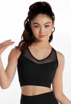 Dans toppur "FlexTek V-Neck" Crop Top