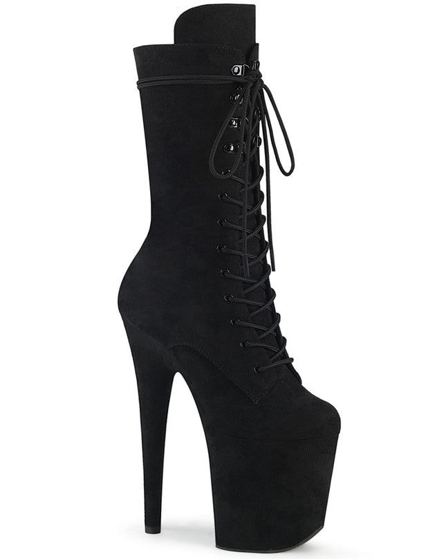 Flamingo Black Suede
