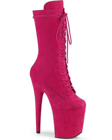 Flamingo Hot Pink Suede