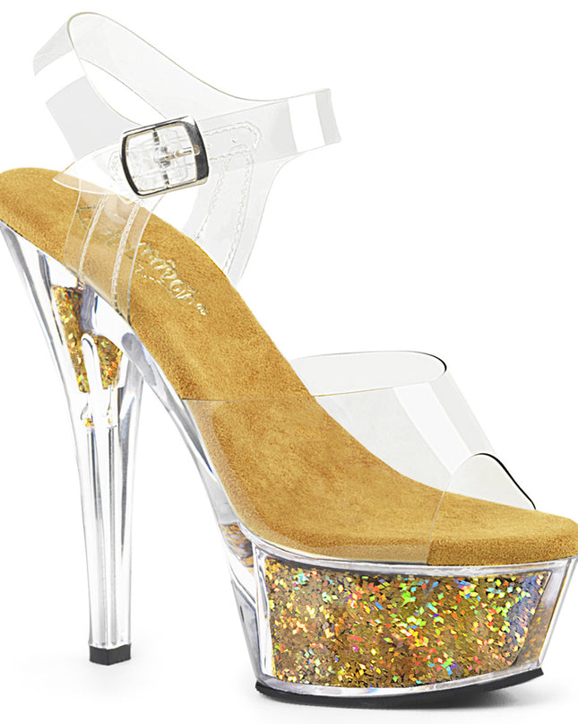 Kiss Gold Sandals
