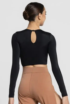 Dans toppur "Twist Front" High-Low Top